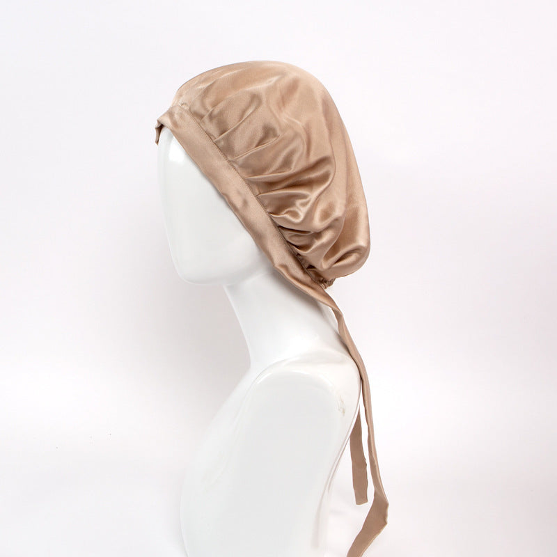 Beauty Bonnet by Silkivo Premium™ (100% Mulberry Silk - Double Layer Bonnet with Magic Tie Band)